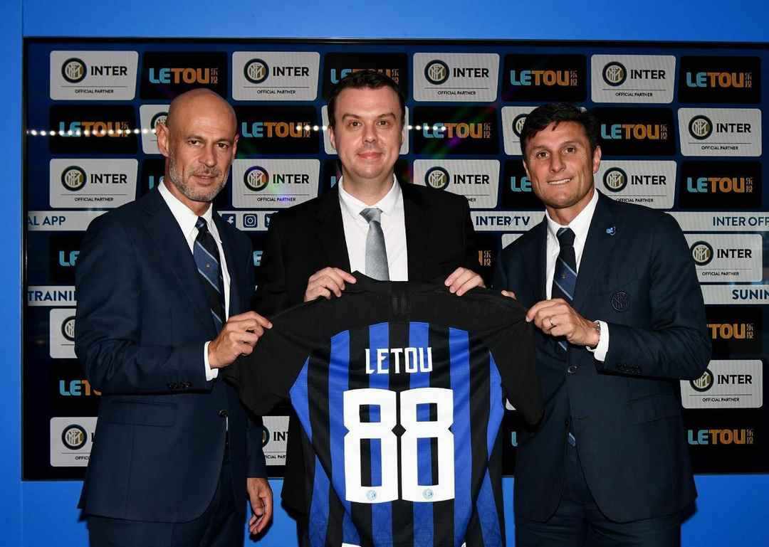 Nhà cái Letou tài trợ đội bóng Inter Milan