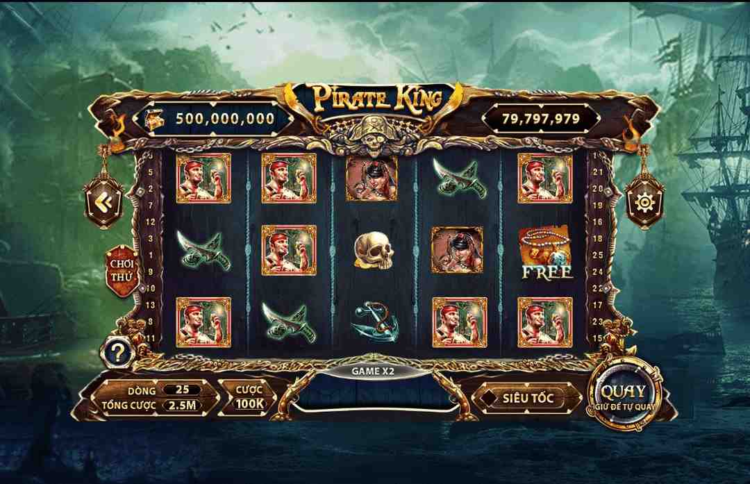 Pirate King là trò chơi mới nổi tại VinWin