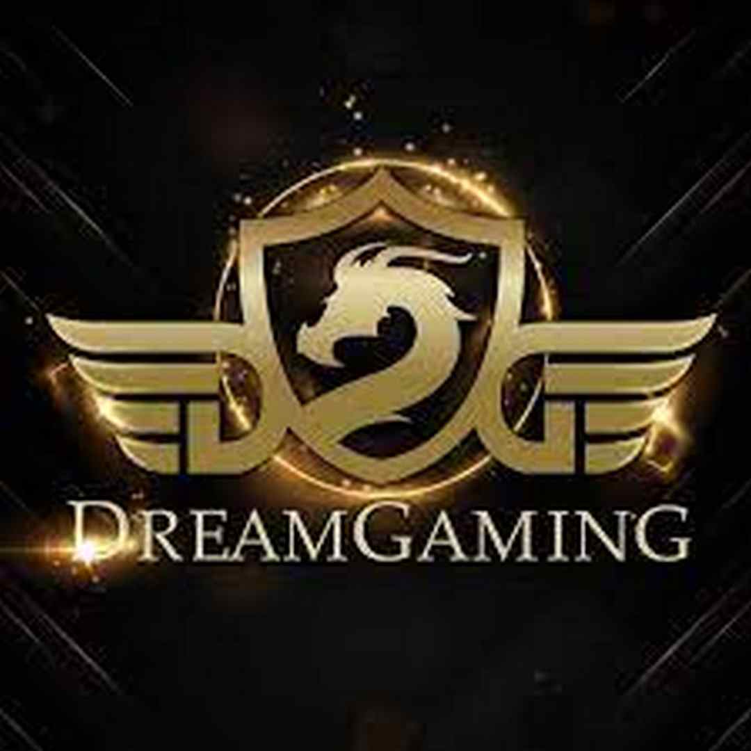 Logo Dream Gaming với biểu tượng rồng